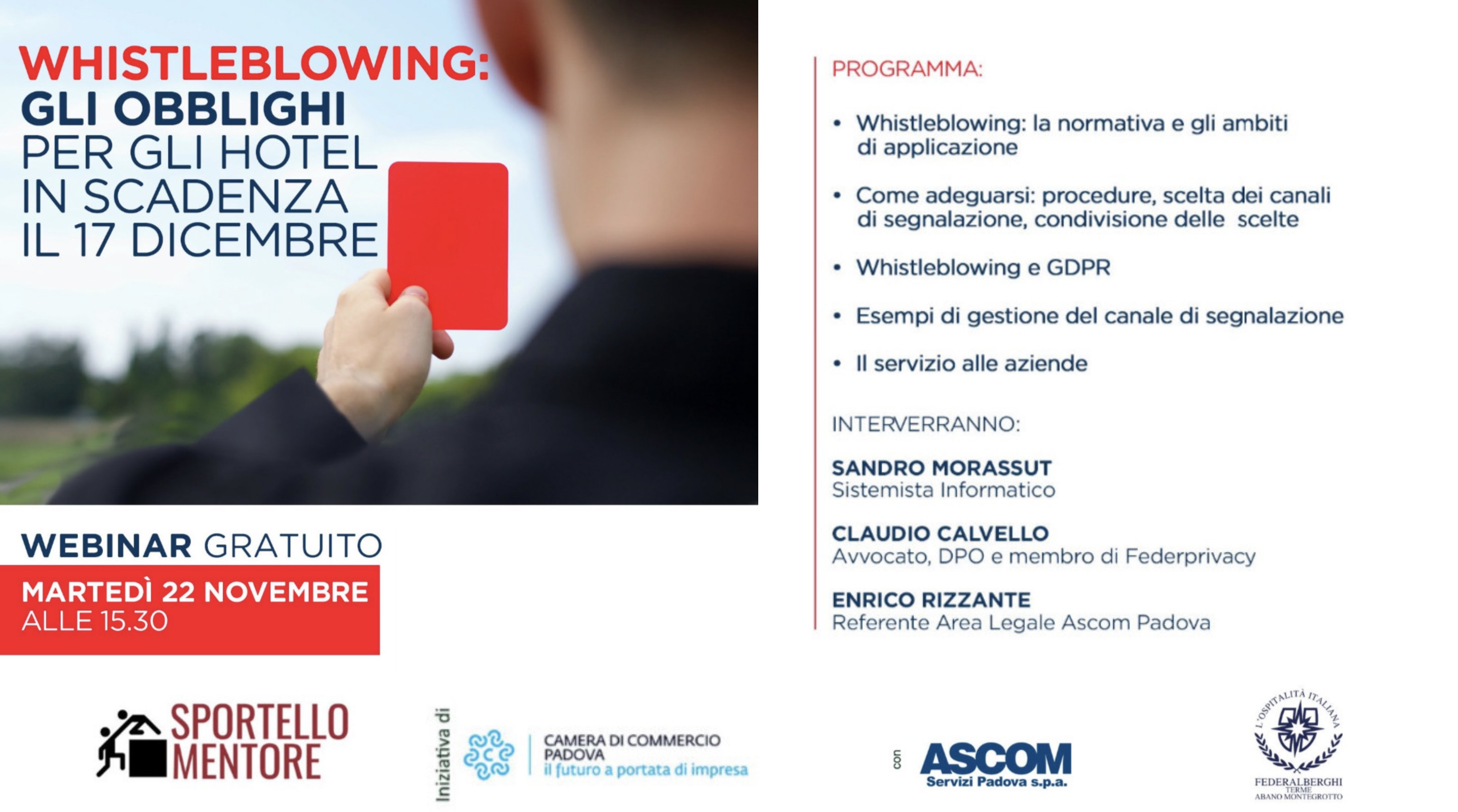 Webinar sul Whistleblowing