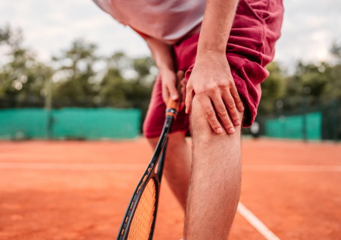 giocatore tennis infortunio ginocchio rottura crociato risarcimento